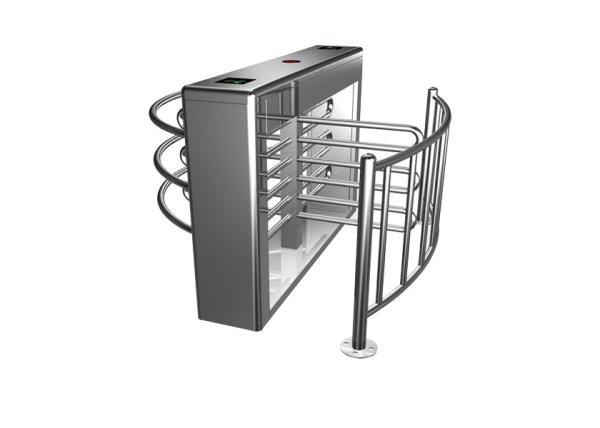 Buy Bi-directional OEM Customized Half Height Turnstile / Turn Style Gate With Led Indicator Light at wholesale prices