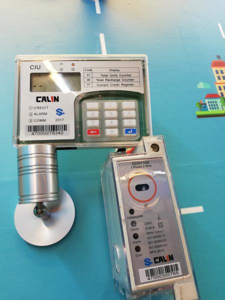 Buy SABS Standard Smart Micro Grid System , Din Rail Power Meter Credit Debt Collection Wireless Device at wholesale prices