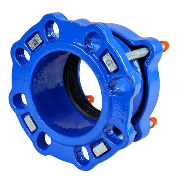 EN545 Large Range Flexible Bolt Gibault Joint Carbon Steel PN10/16 PVC Pipe Universal Coupling