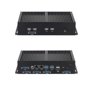 DDR4 Fanless Industrial Mini PC Dual LAN 6COM Intel Core Celeron Series
