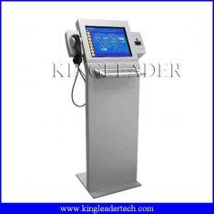 Buy Super slim information kiosk with chip cardreader, handset    custom kiosk design TSK8001 at wholesale prices