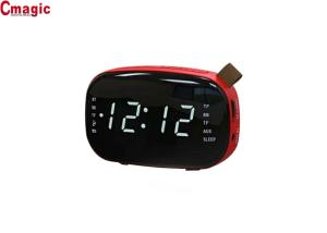 Digital LED Display Mobile Bluetooth Speaker , Portable Music Speaker With Alarm Clock