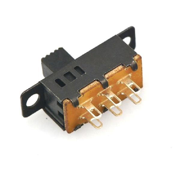 Horizontal handle toggle switch SS23D32G6 DIP with stand small toggle switch handle height 6mm