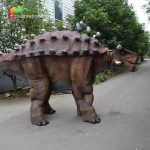 China Cloth Animatronic Dinosaur Ankylosaurus Halloween Costume Actor Control Movement on sale