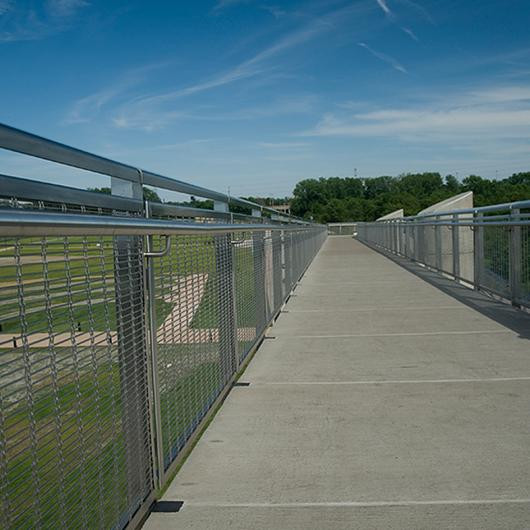 1.2m 1m Architectural Metal Mesh Powder Coated Corrosion Resistance