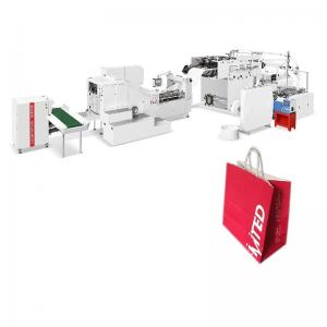 Quality Brown Twisted Handle Paper Bag Manufacturing Machine 30-180 Pcs/Min for sale