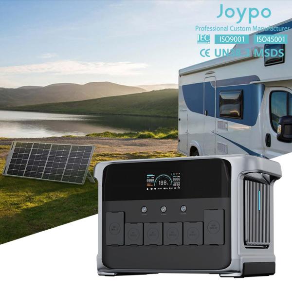 Buy LiFePO4 Battery Portable Power Solar Generator APP Remote Control 2400W Output at wholesale prices