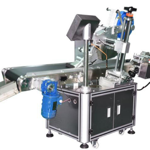 SUS304 PLC Double Side Sticker Labeling Machine , Antirust Automatic Labeling Machine