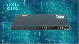 China WS-C2960+24TC-S 24 Port Cisco Ethernet Switch 2960 X Series High Precision on sale