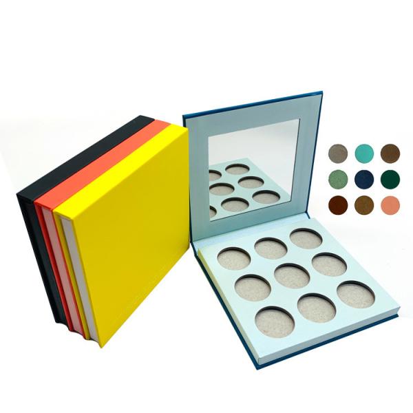 Buy 12colors Empty Eye Shadow Palette cuatomized palette with mirror at wholesale prices