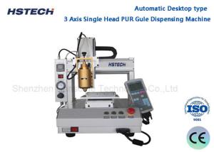 China 3 Axis Stepper Motor Glue Dispensing Machine Desktop Type With PUR Heating Valve on sale