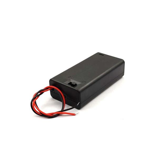 Safety Storage AA Battery Box On / Off Switch For STEM Education