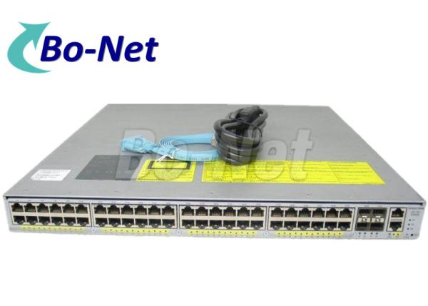 Buy Fast Manageable Network Cisco Switch With 48 Network Ports Rack Mountable WS-C4948E-F at wholesale prices