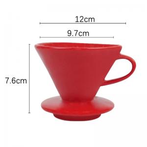 Quality Ceramic Funnel Pour Over Coffee Filter Coffee Brewing Filter Cups for sale