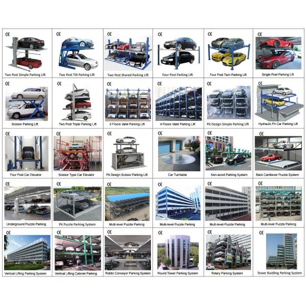 Smart Puzzle Car Parking System Two Levels Automatic Parking Equipment