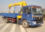 China Sino Truck FOTON 4x2 Truck Mounted Crane 8 Tons Cargo Mounted Straight Arm