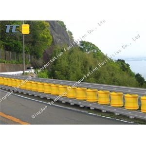 Quality Height 510mm Highway Rotating Guardrail Roller Crash Barrier for sale