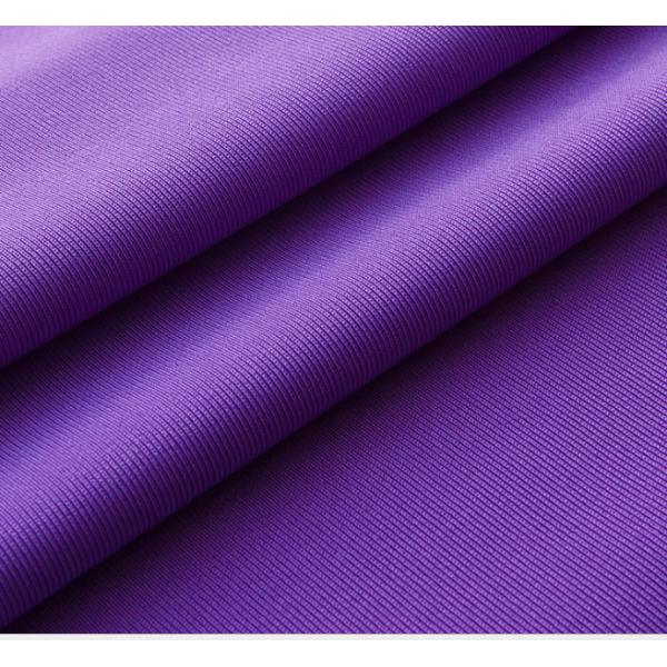 2 Way Stretch Polyester Fabric , Knitted 88 Polyester 12 Spandex Fabric