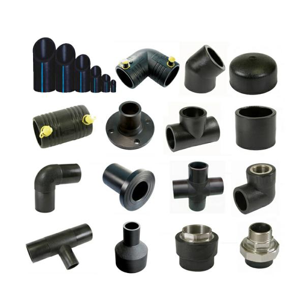 PE100 PN16 SDR11 HDPE Socket Fusion Fittings 45 Degree Elbow CE Certificated