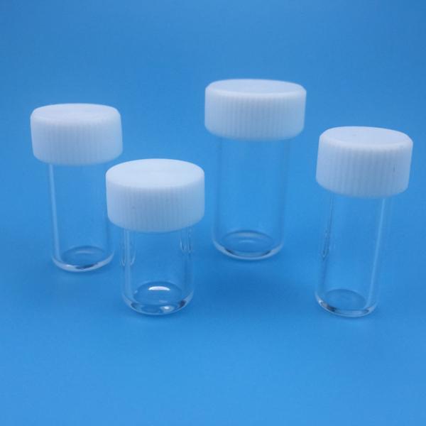 Buy Fused Quartz Glass Container High Temperature Clear at wholesale prices
