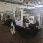 Economic CNC Metal Cutting Machine Pipe Threading Lathe With Large Spindle Bore