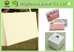 Anti Curl Wood Pulp Board Paper , GC1 GC2 / C1S Ivory Card Paper For Book Covers