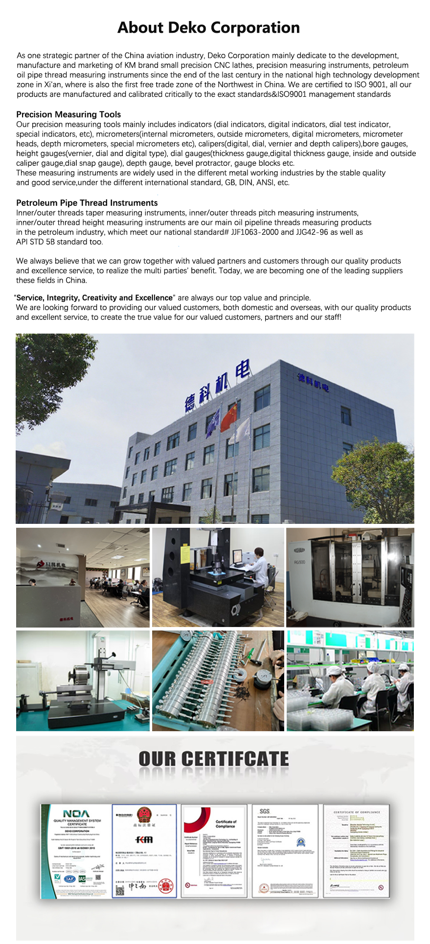 58H9 Plain NOGO Plug Gauges with Gcr15 Steel Material for Checking Hole Size