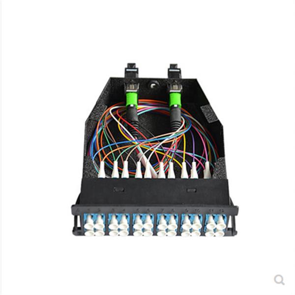 Buy OM4 Fiber MTP Cassette Module , MPO Cassette Module For FTTH FTTB FTTX Network at wholesale prices