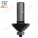 High Performance 45 Degree Chamfer Router Bit for Bevel Edging Wood with 1/4"