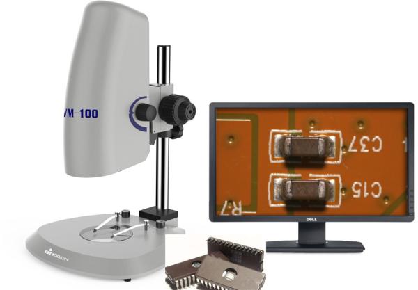 LED Illumination Large Magnification Clear Image Video Measurement Microscope