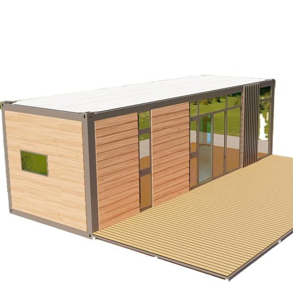 Manufactured Modern Design Style Folding Container House with Galvanized Steel Frame