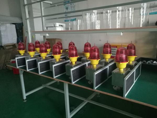 Buy Electric Power Tower Solar Powered Emergency Lights Red FAA L810 Low Intensity at wholesale prices