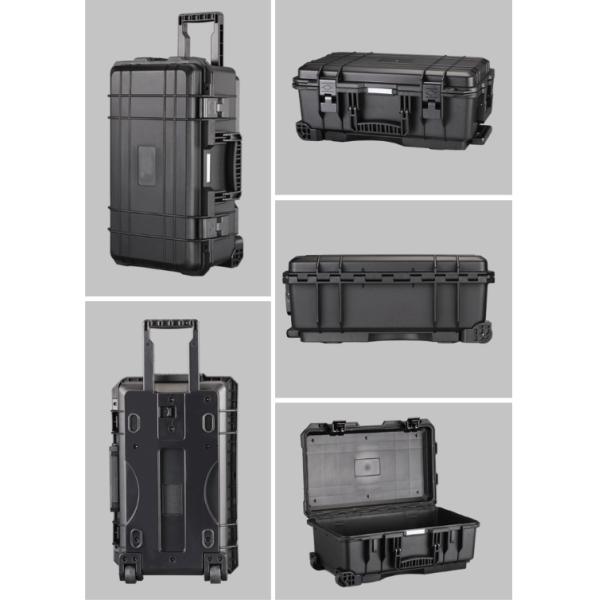 Dust Proof Waterproof Portable Tool Box with Wheels EM-58