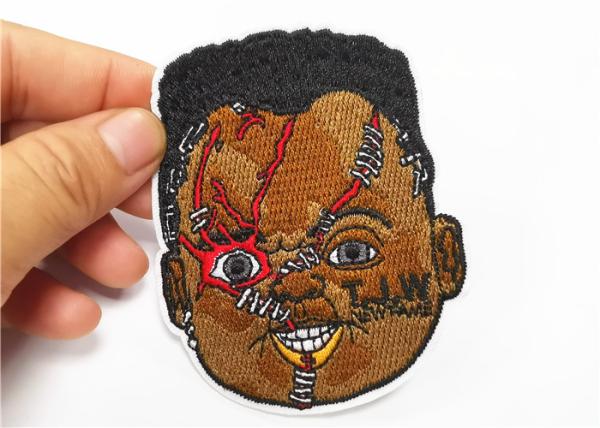 Buy Rock  Cool Embroidered Patches No Minimum Customized Pattern And Size at wholesale prices