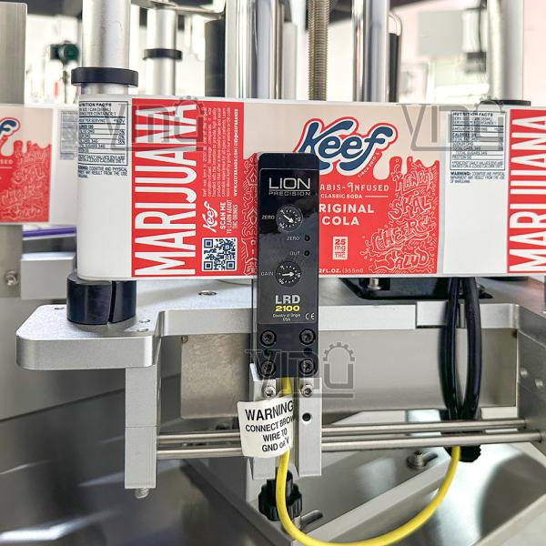 Automatic Round Bottle Labeling Machine 220V Electric 20-100bpm