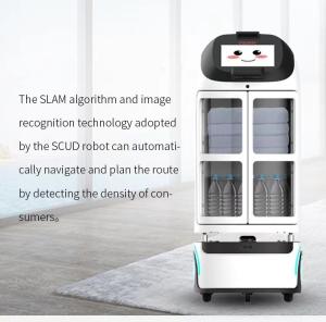 Quality Room Autonomous Mobile Robot Navigation 55db 60kg Net Autonomous Delivery Robot Project for sale