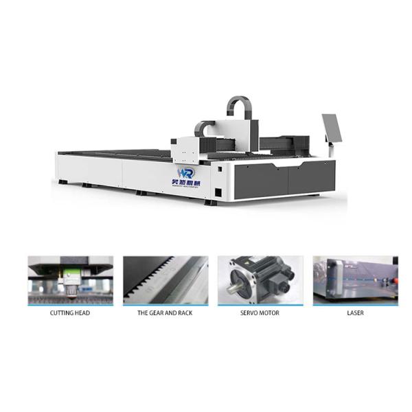 CNC Aluminum 1000W Fiber Laser Cutting Machine 1500x3000mm