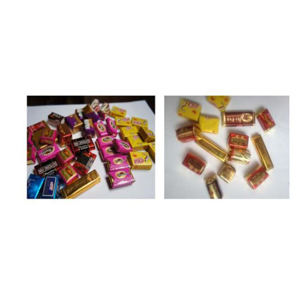Chocolate Envelope Packing Machine , Automatic Horizontal Flow Wrap Machine