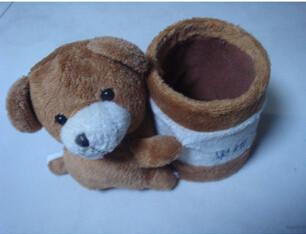 Buy Stufffed Plush Stationery Pen Vase Bear at wholesale prices