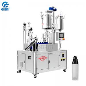 Quality Pneumatic Cosmetic Filling Machine 10ML Semi-Automatic Mascara Capping Machine for sale
