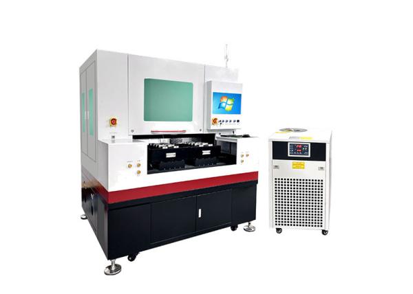 Buy 80W Dual Table Rearview Mirror Glass Cutting Machine With HTI Control System at wholesale prices