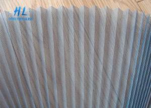 Quality Good Flexibility Plisse Fly Screen , Smooth Sliding Retractable Fly Screens for sale
