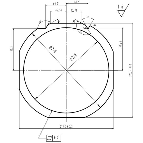 8 Inch Wafer Iron Ring Wafer Frame Ring For Precision Semiconductor Applications