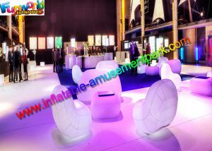 China Blow Up Wedding and Event Sofa Chair, LED Lighting Inflatable Furniture, Outdoor Party Air Sealed Chair on sale