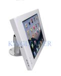 400mm Pole Height Adjustable iPad Kiosk Enclosure With Push - Latch Lock In 360