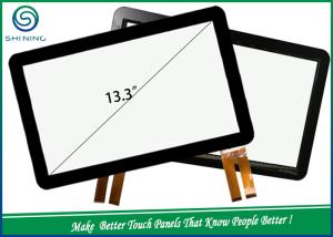 USB Port 13.3'' Projected Capacitive Touch Screen With Cover Glass And Sensor Structure For Industrial Computer