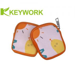 Quality PU Leather Folding Sunglasses Bag / Case Portable Purse For Keys USB Pen for sale