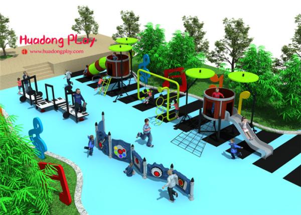 Buy Funny Outdoor Playground Slides Linear Low Density Polyethylene Easy Installation at wholesale prices
