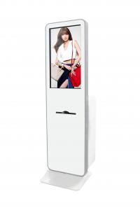 Quality Photo Printing Touch Screen Internet Kiosk With A4 Printer Metal Keyboard for sale