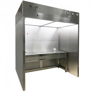 Quality Laminar Air Flow HEPA Cleanroom Booth With Differential Pressure Gauge for sale